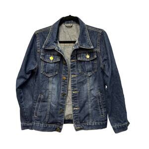 Big Kid Girls Western Jean Jacket XL 16/18